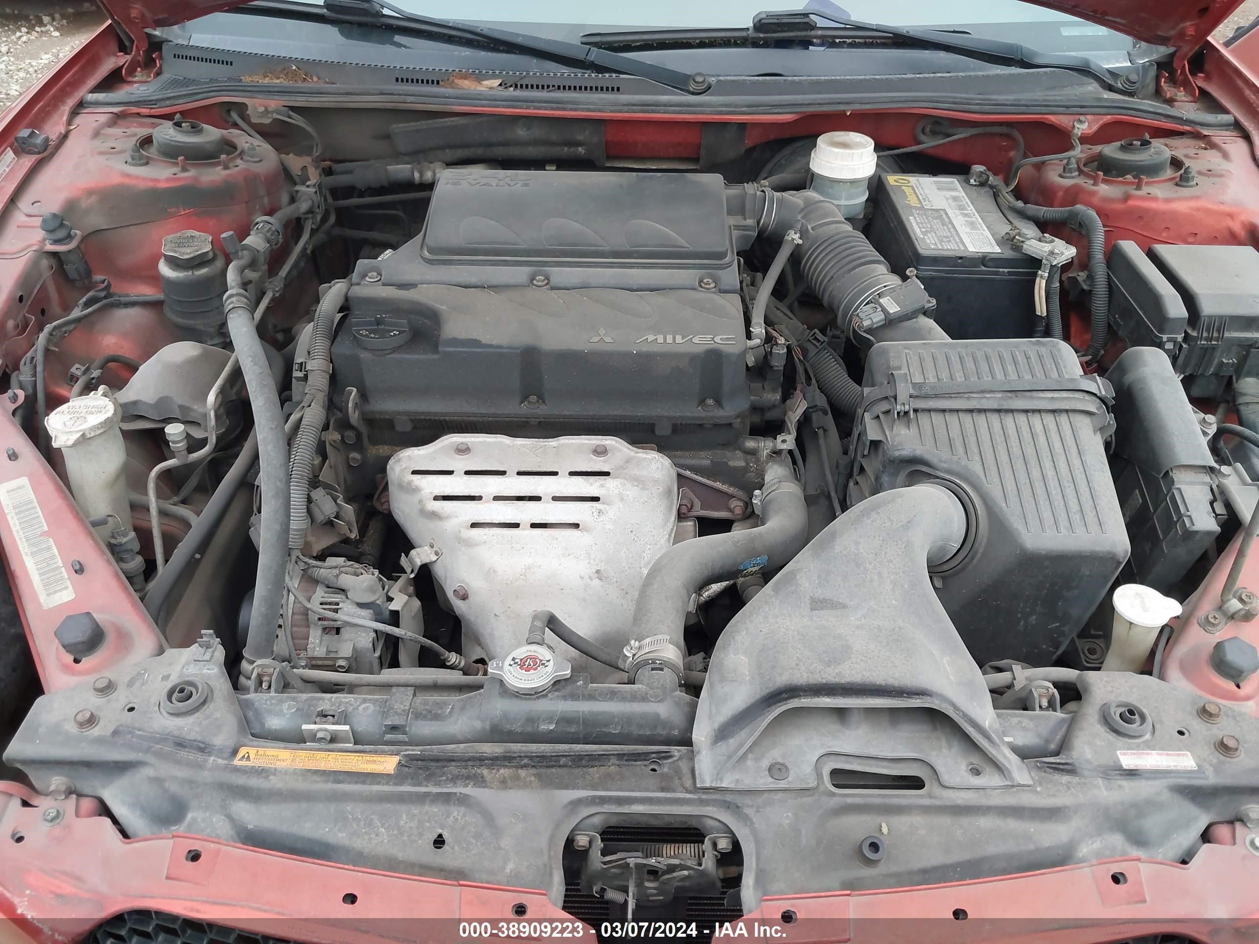 Photo 9 VIN: 4A3AK24F67E017145 - MITSUBISHI ECLIPSE 