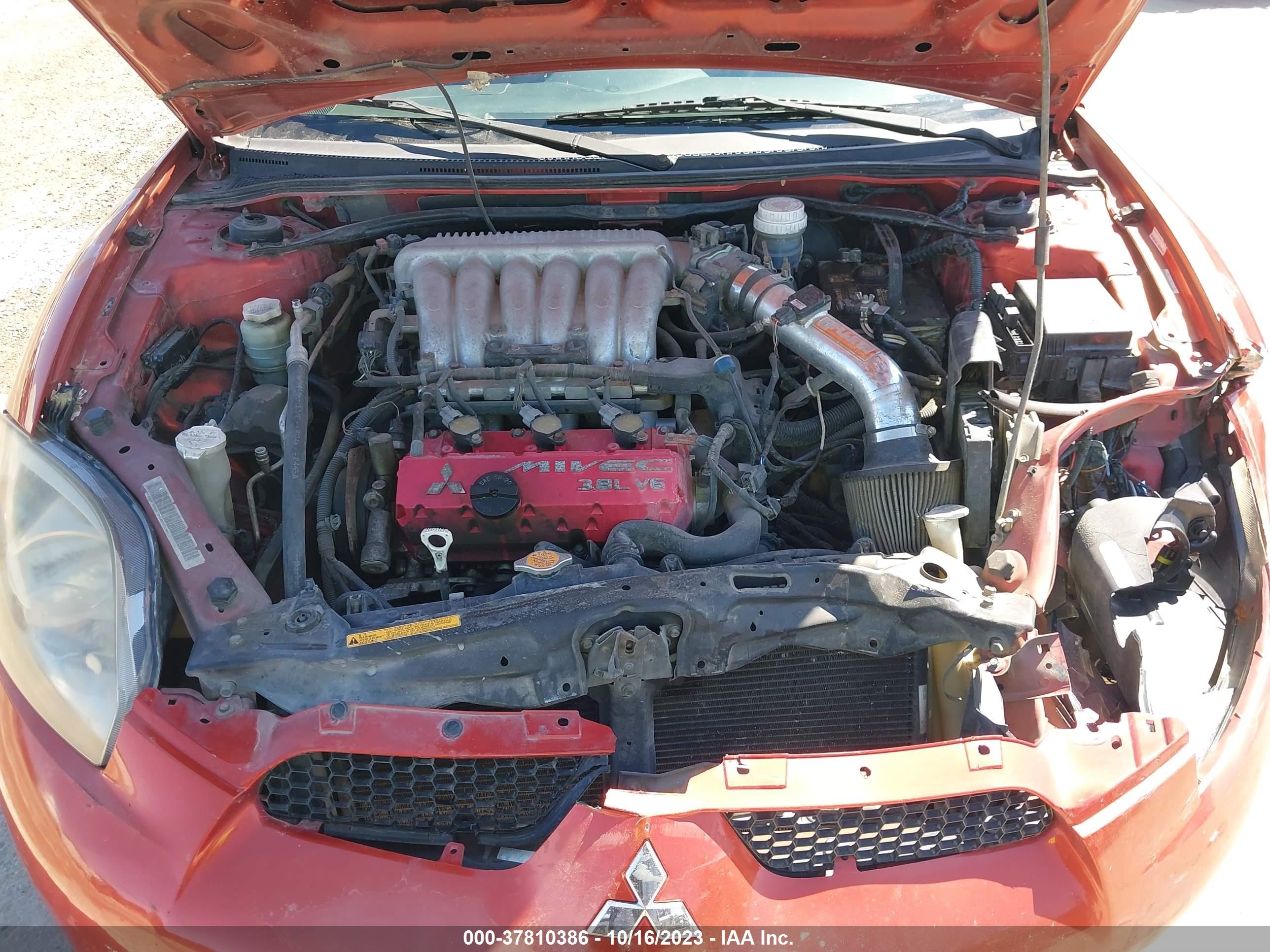 Photo 9 VIN: 4A3AK34T96E037688 - MITSUBISHI ECLIPSE 