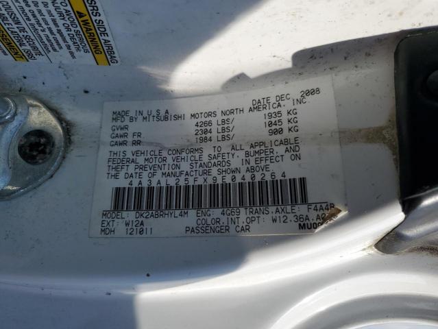 Photo 12 VIN: 4A3AL25FX9E040264 - MITSUBISHI ECLIPSE SP 