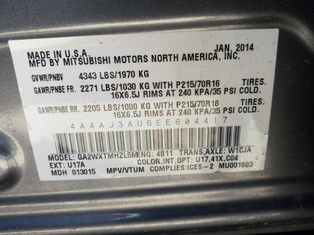 Photo 5 VIN: 4A4AJ3AU6EE604417 - MITSUBISHI RVR SE 