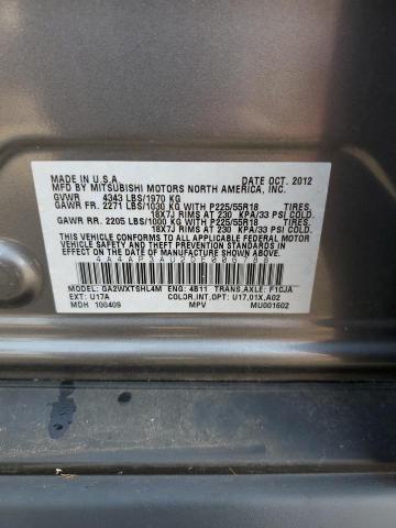 Photo 12 VIN: 4A4AP3AU2DE006788 - MITSUBISHI OUTLANDER 