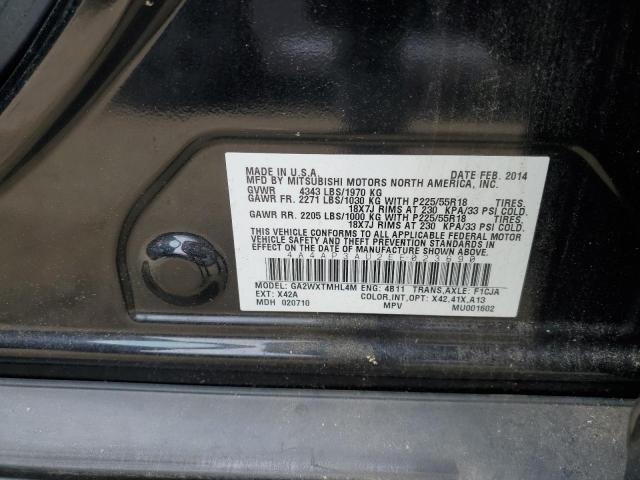 Photo 11 VIN: 4A4AP3AU2EE023690 - MITSUBISHI OUTLANDER 