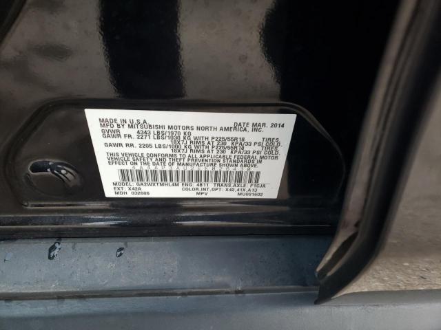 Photo 11 VIN: 4A4AP3AU2EE026430 - MITSUBISHI OUTLANDER 