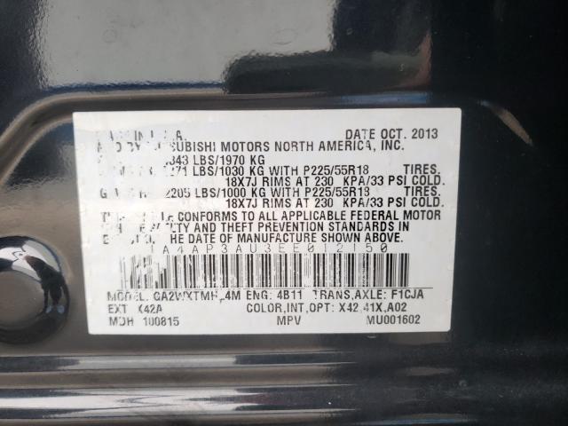 Photo 9 VIN: 4A4AP3AU3EE012150 - MITSUBISHI OUTLANDER 