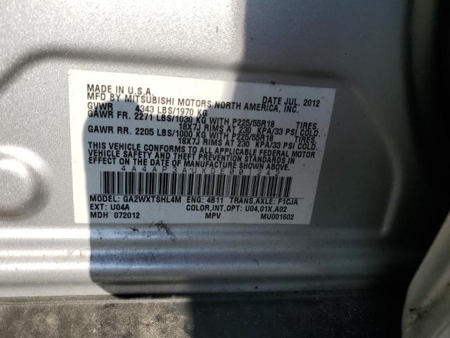 Photo 12 VIN: 4A4AP3AUXDE001242 - MITSUBISHI OUTLANDER 