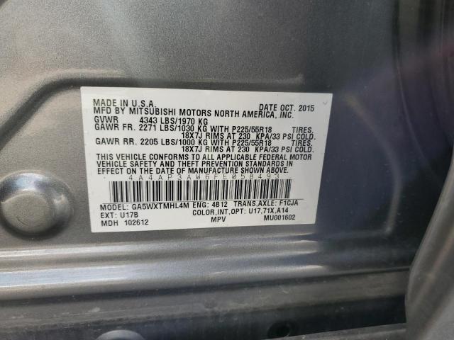 Photo 11 VIN: 4A4AP3AW6FE058493 - MITSUBISHI OUTLANDER 