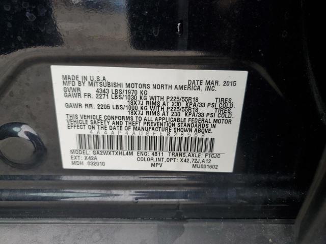 Photo 12 VIN: 4A4AP4AU0FE028569 - MITSUBISHI OUTLANDER 