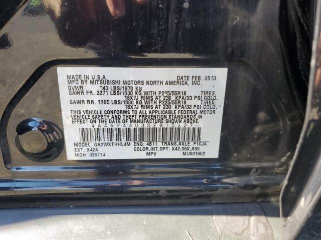 Photo 9 VIN: 4A4AP4AU3DE015327 - MITSUBISHI OUTLANDER 