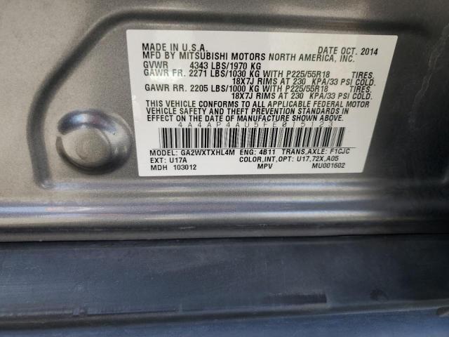 Photo 11 VIN: 4A4AP4AU5FE015123 - MITSUBISHI OUTLANDER 