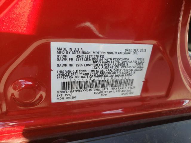 Photo 9 VIN: 4A4AP4AU7EE008365 - MITSUBISHI OUTLANDER 