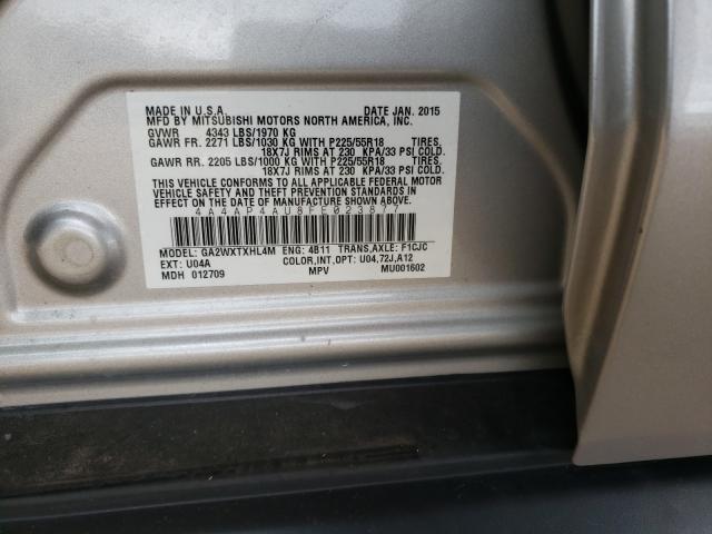 Photo 9 VIN: 4A4AP4AU8FE023877 - MITSUBISHI OUTLANDER 