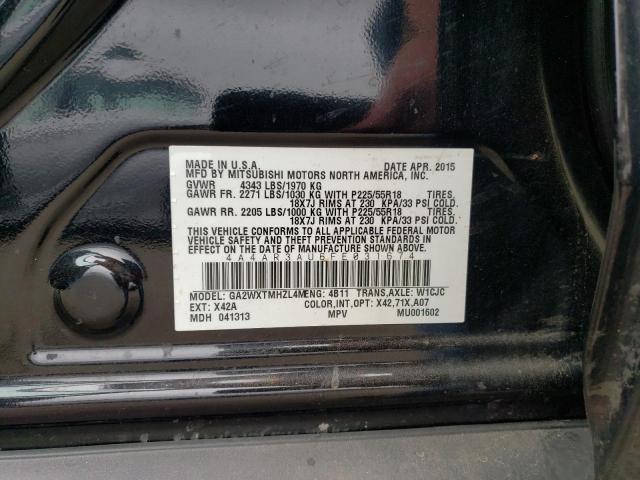 Photo 12 VIN: 4A4AR3AU6FE031674 - MITSUBISHI OUTLANDER 