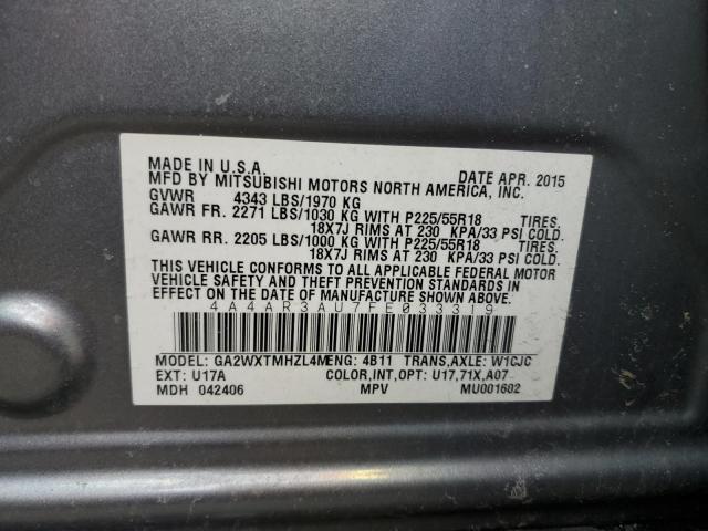 Photo 11 VIN: 4A4AR3AU7FE033319 - MITSUBISHI OUTLANDER 