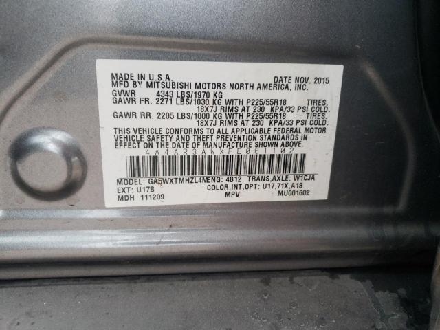 Photo 12 VIN: 4A4AR3AWXFE061102 - MITSUBISHI OUTLANDER 