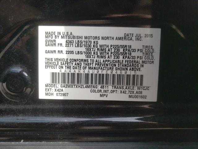 Photo 13 VIN: 4A4AR4AU0FE046015 - MITSUBISHI OUTLANDER 