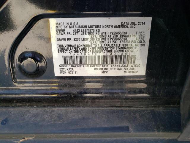 Photo 12 VIN: 4A4AR4AU1FE002881 - MITSUBISHI OUTLANDER 