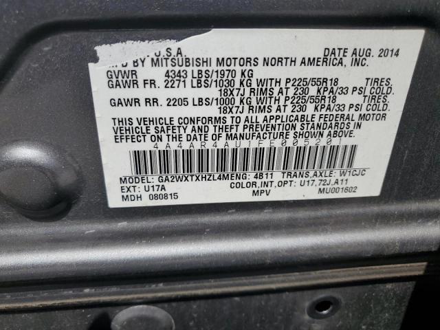 Photo 12 VIN: 4A4AR4AU1FE005201 - MITSUBISHI OUTLANDER 