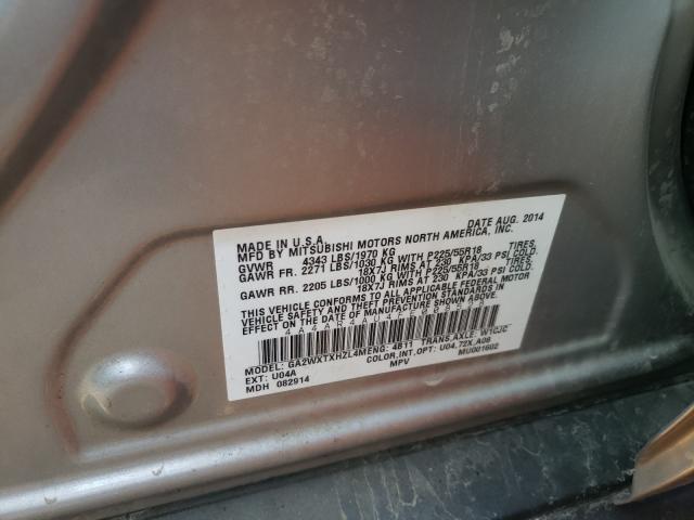 Photo 9 VIN: 4A4AR4AU4FE008528 - MITSUBISHI OUTLANDER 