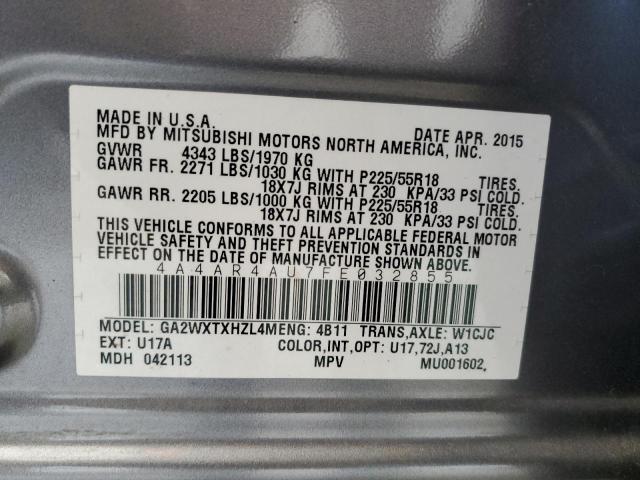 Photo 12 VIN: 4A4AR4AU7FE032855 - MITSUBISHI OUTLANDER 