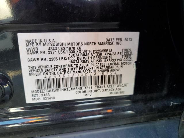 Photo 11 VIN: 4A4AR4AUXDE015724 - MITSUBISHI OUTLANDER 