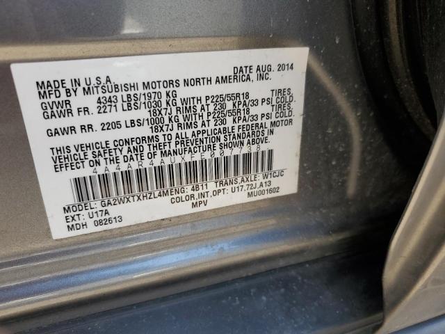 Photo 9 VIN: 4A4AR4AUXFE007738 - MITSUBISHI OUTLANDER 