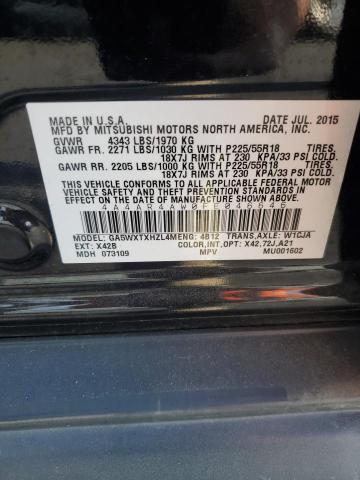 Photo 11 VIN: 4A4AR4AW0FE046646 - MITSUBISHI OUTLANDER 