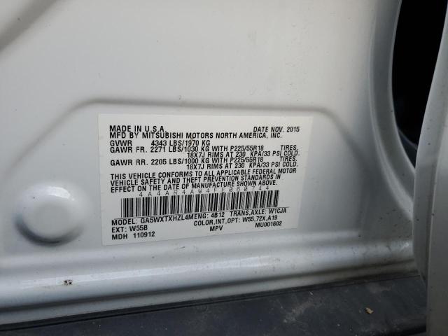 Photo 12 VIN: 4A4AR4AW4FE060744 - MITSUBISHI OUTLANDER 