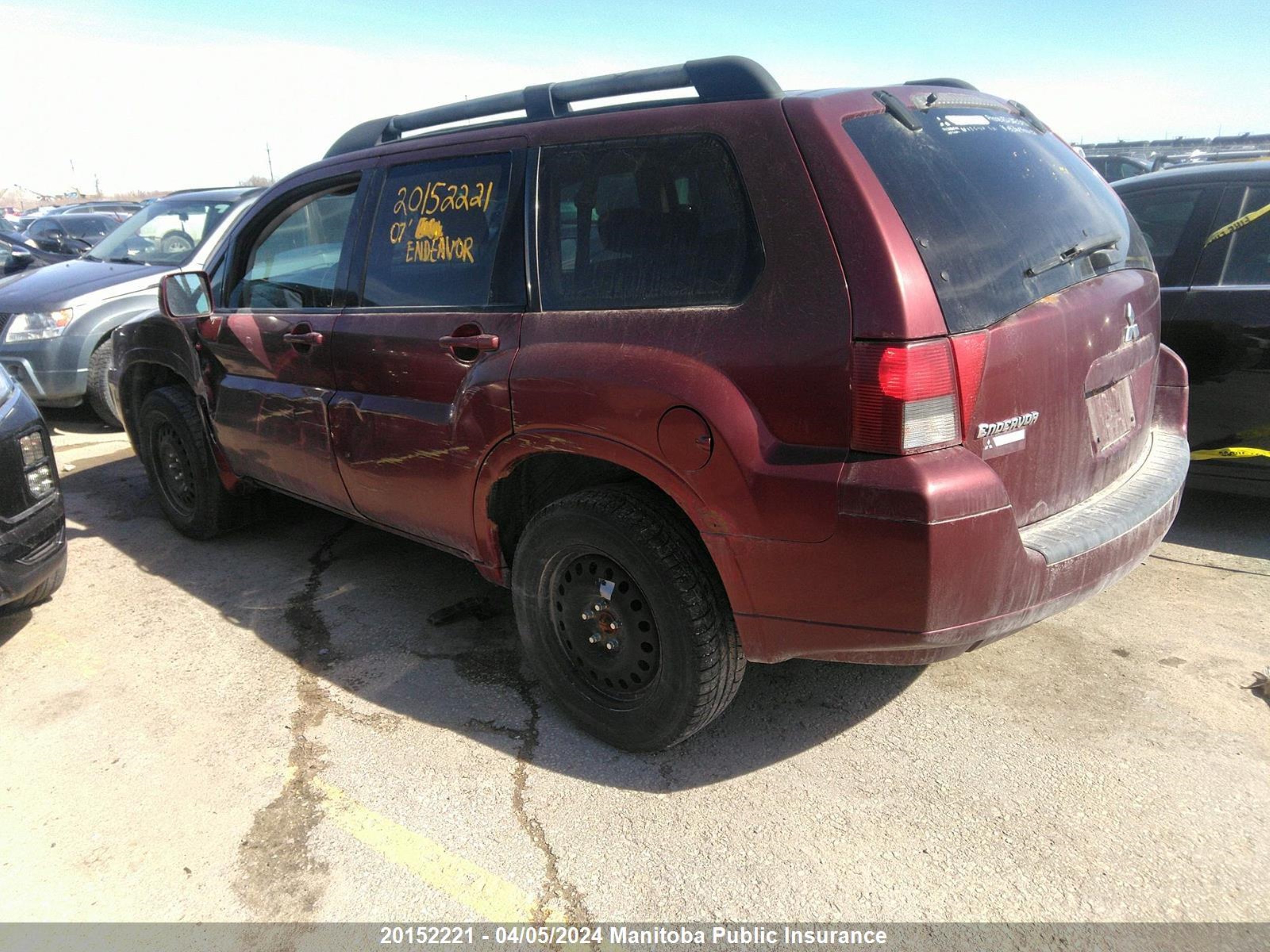 Photo 2 VIN: 4A4MN31S57E603620 - MITSUBISHI ENDEAVOR 