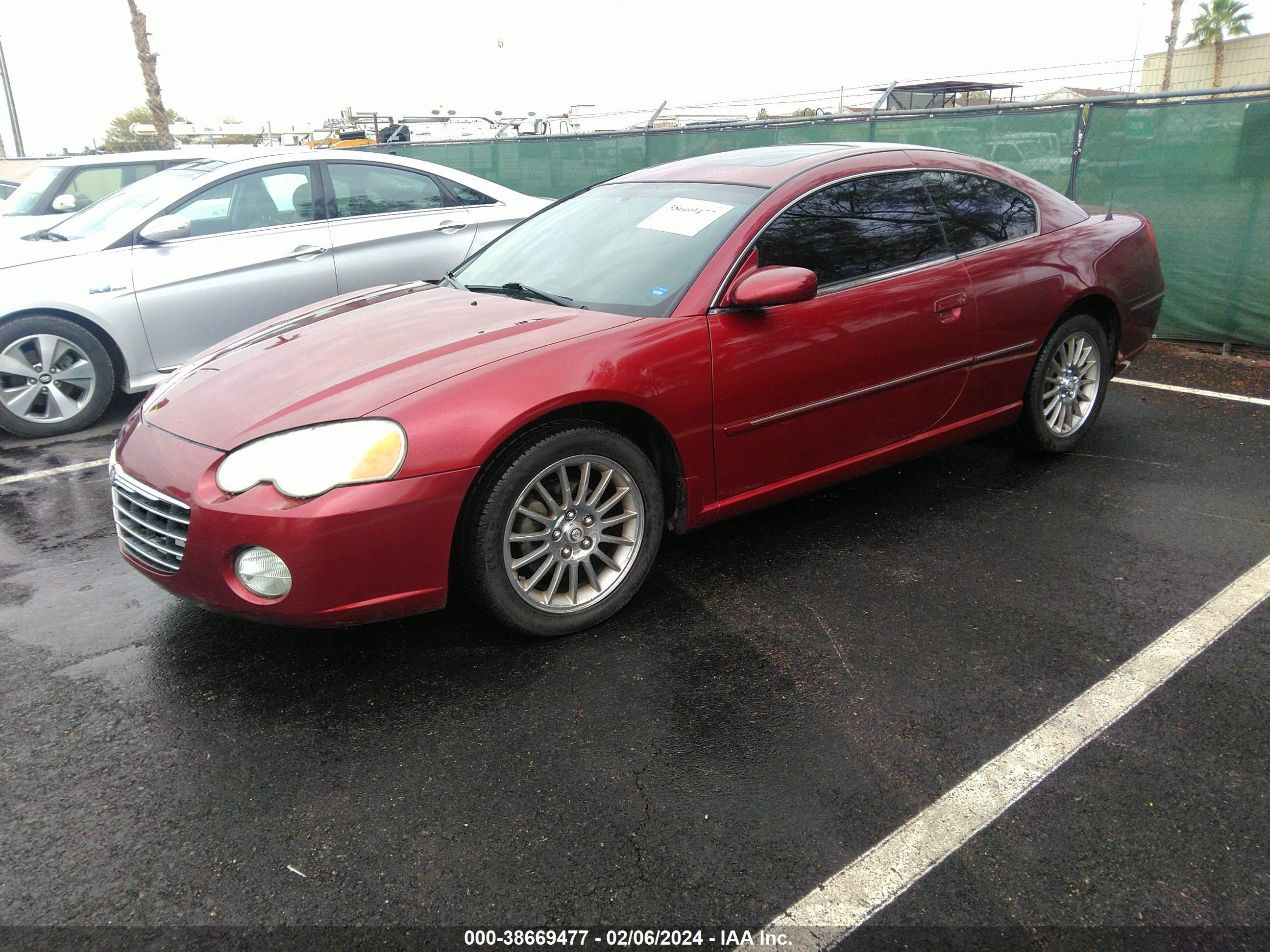 Photo 1 VIN: 4C3AG52H93E186941 - CHRYSLER SEBRING 