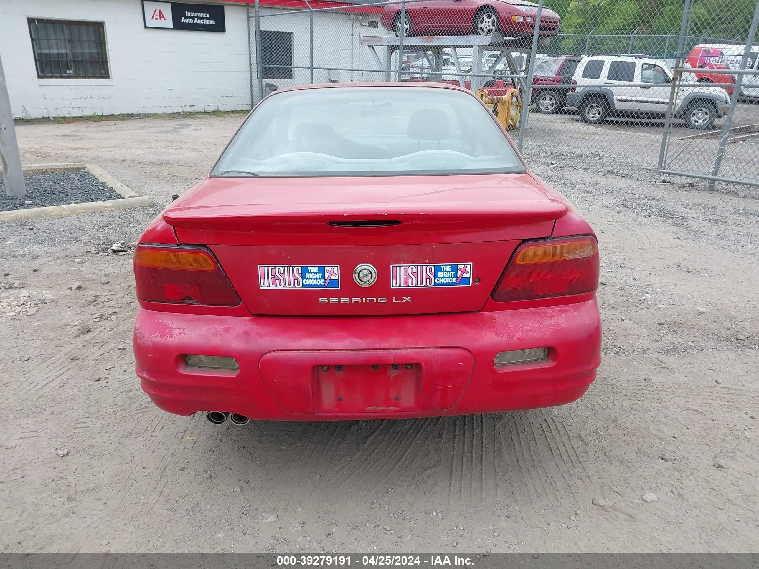 Photo 15 VIN: 4C3AU42N0YE073976 - CHRYSLER SEBRING 