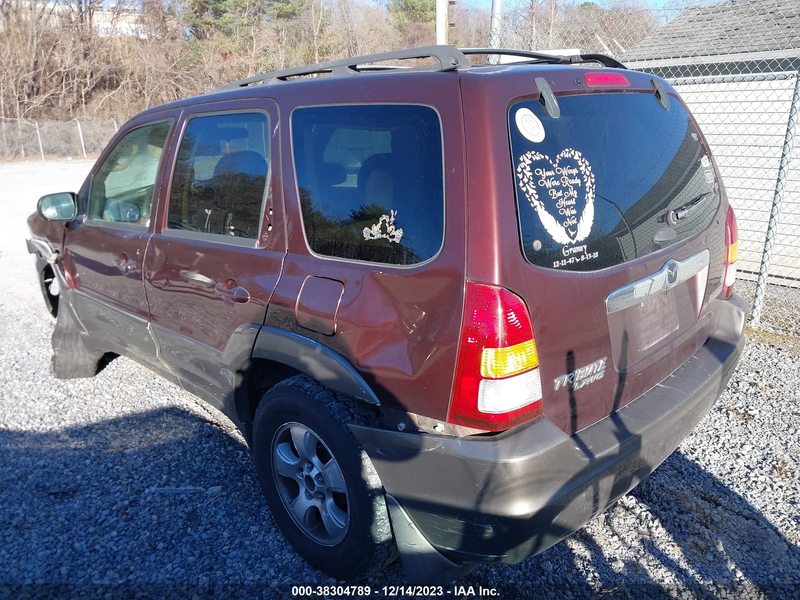 Photo 2 VIN: 4F2YU091X1KM48528 - MAZDA TRIBUTE 