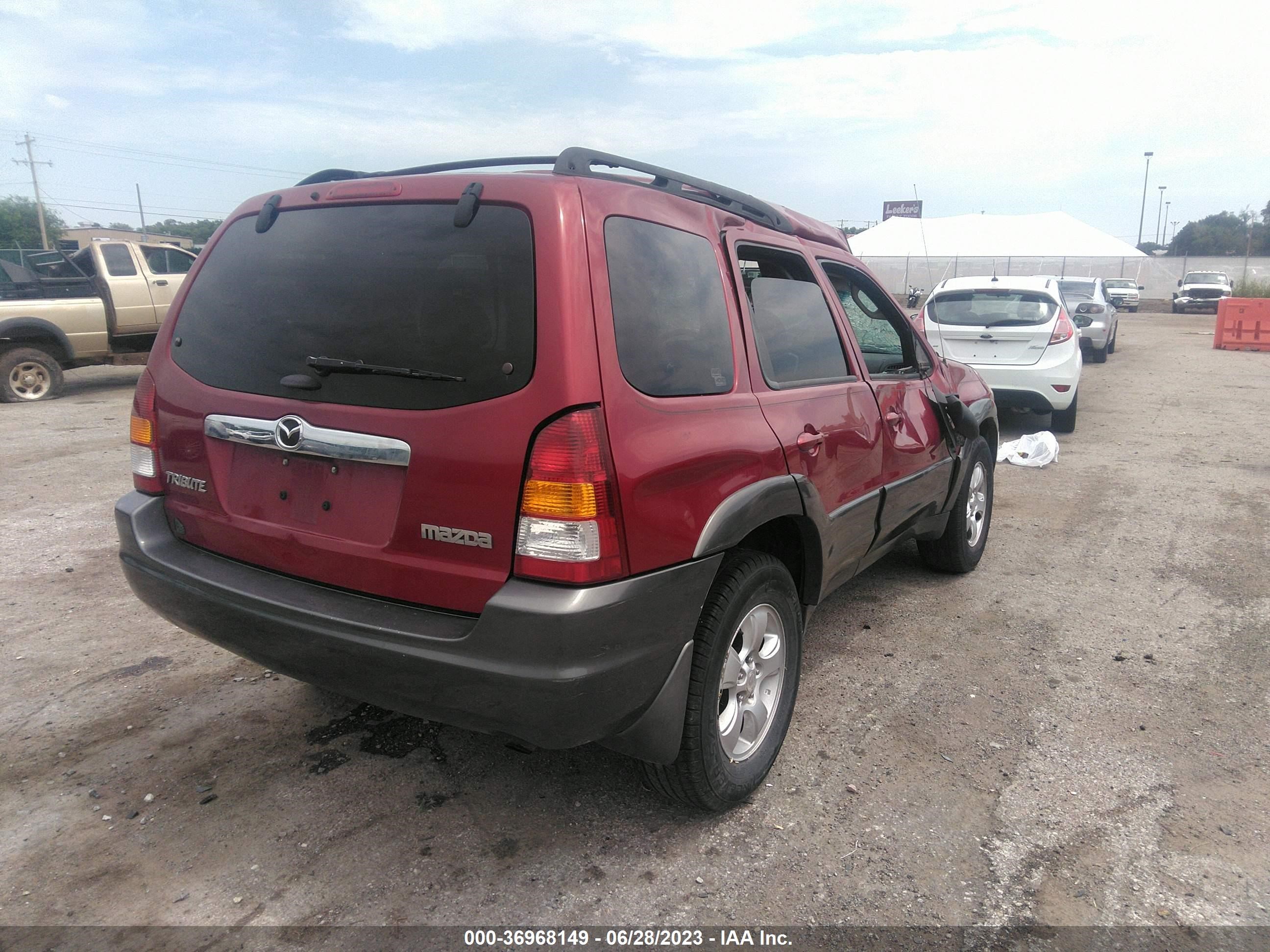 Photo 3 VIN: 4F2YZ04104KM00615 - MAZDA TRIBUTE 