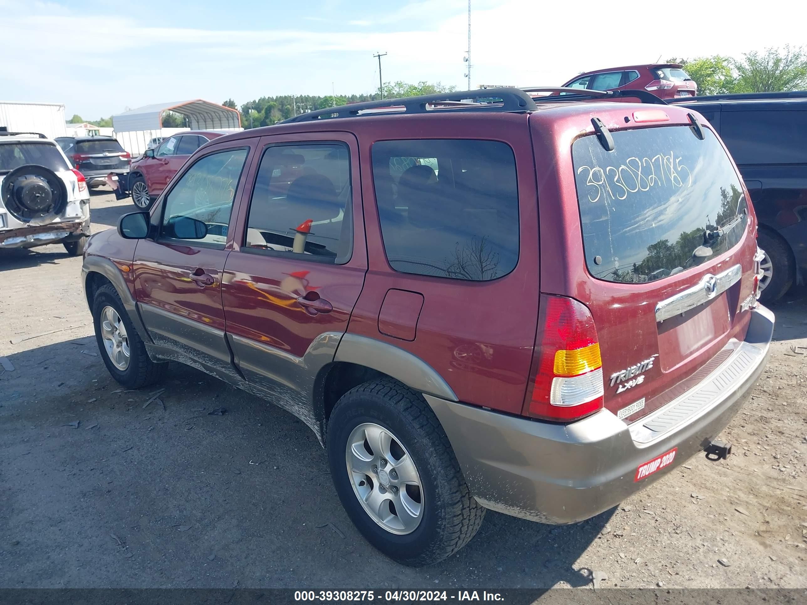 Photo 2 VIN: 4F2YZ94123KM03891 - MAZDA TRIBUTE 