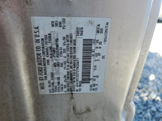 Photo 11 VIN: 4F4YR12D73TM20671 - MAZDA B2300 