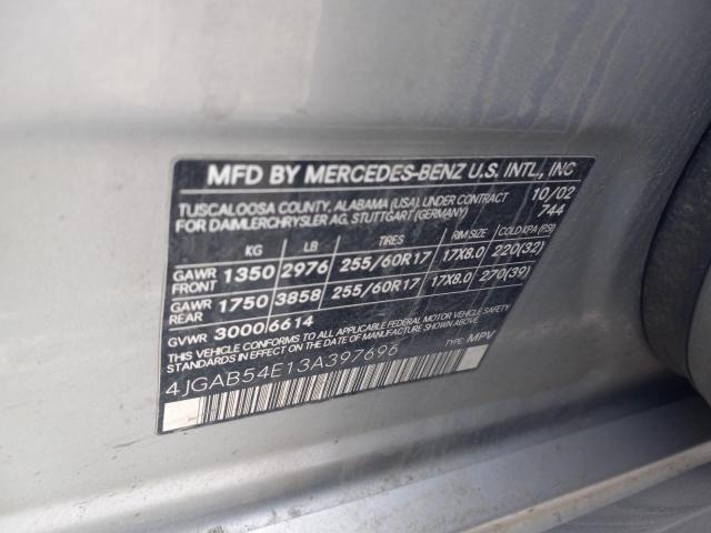 Photo 11 VIN: 4JGAB54E13A397696 - MERCEDES-BENZ ML 320 