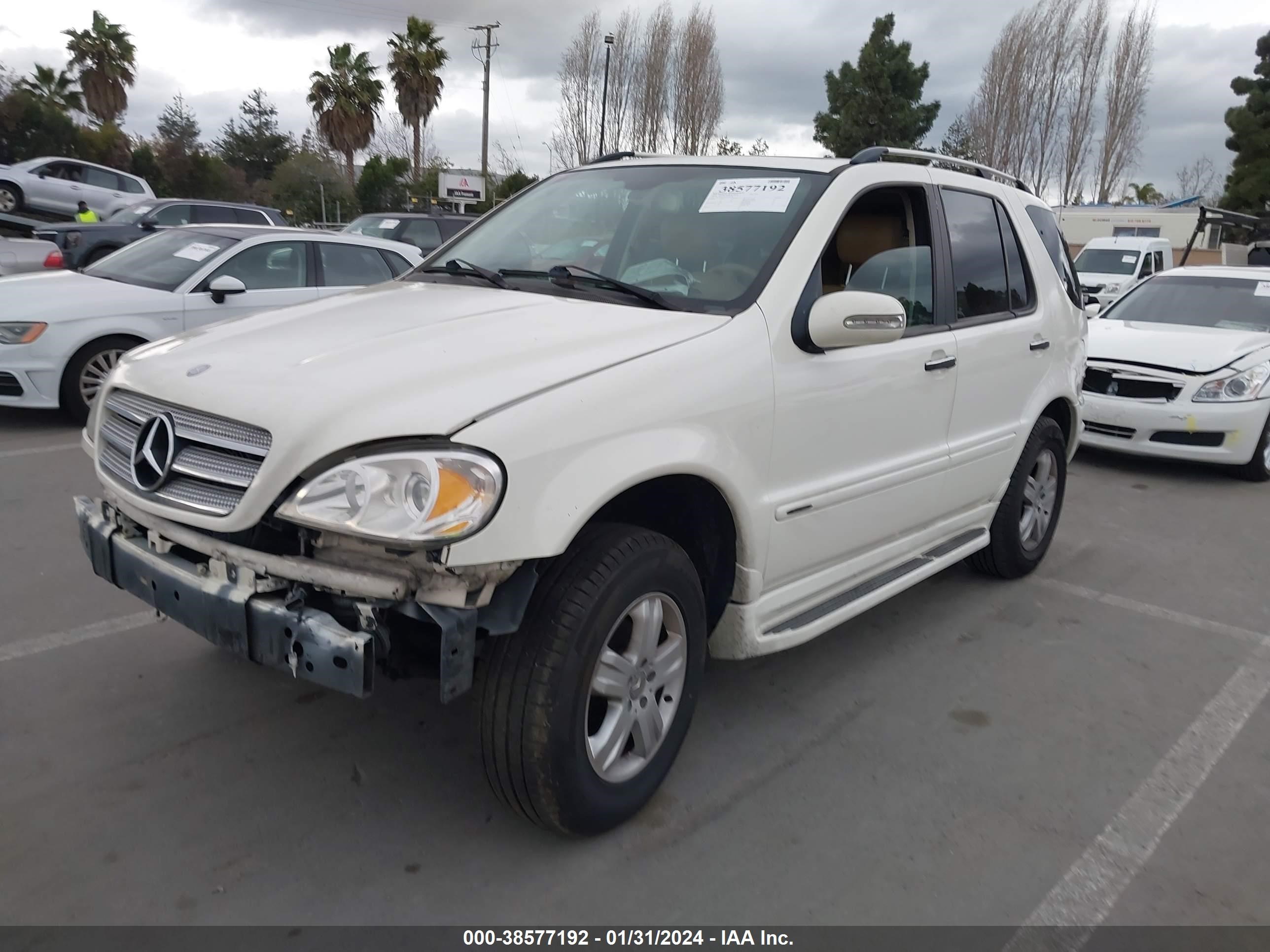 Photo 1 VIN: 4JGAB57E55A542138 - MERCEDES-BENZ M-KLASSE 