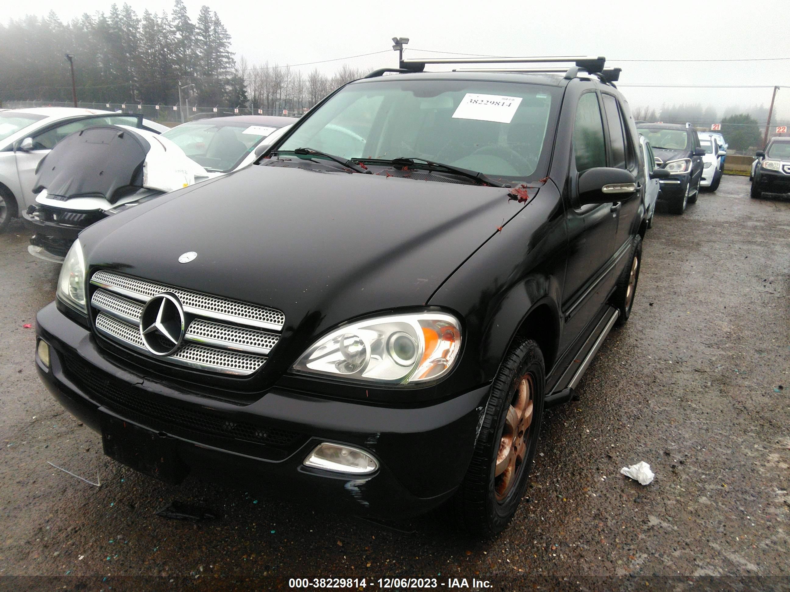 Photo 1 VIN: 4JGAB57E93A415390 - MERCEDES-BENZ M-KLASSE 