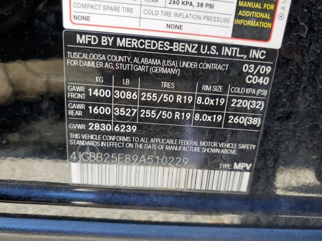 Photo 12 VIN: 4JGBB25E89A510229 - MERCEDES-BENZ M-CLASS 