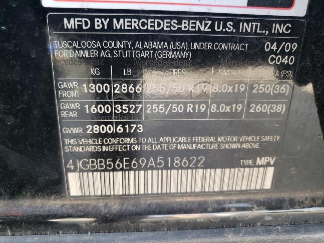 Photo 12 VIN: 4JGBB56E69A518622 - MERCEDES-BENZ M-CLASS 