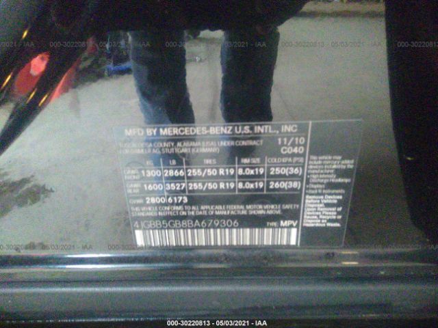 Photo 8 VIN: 4JGBB5GB8BA679306 - MERCEDES-BENZ M-CLASS 