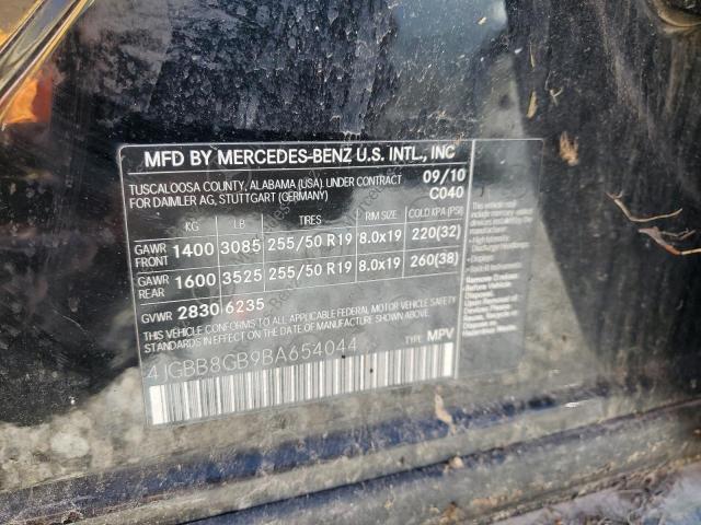 Photo 12 VIN: 4JGBB8GB9BA654044 - MERCEDES-BENZ ML 350 4MA 