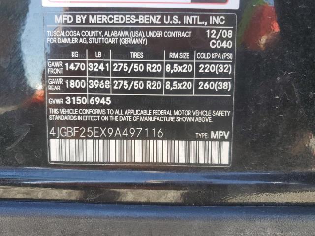 Photo 12 VIN: 4JGBF25EX9A497116 - MERCEDES-BENZ GL-CLASS 