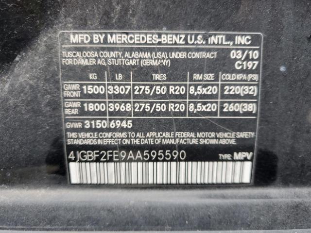 Photo 12 VIN: 4JGBF2FE9AA595590 - MERCEDES-BENZ GL-CLASS 