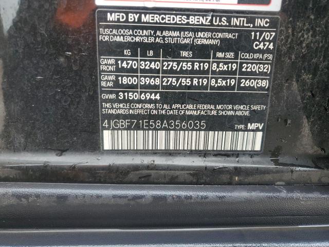 Photo 12 VIN: 4JGBF71E58A356035 - MERCEDES-BENZ GL 450 4MA 