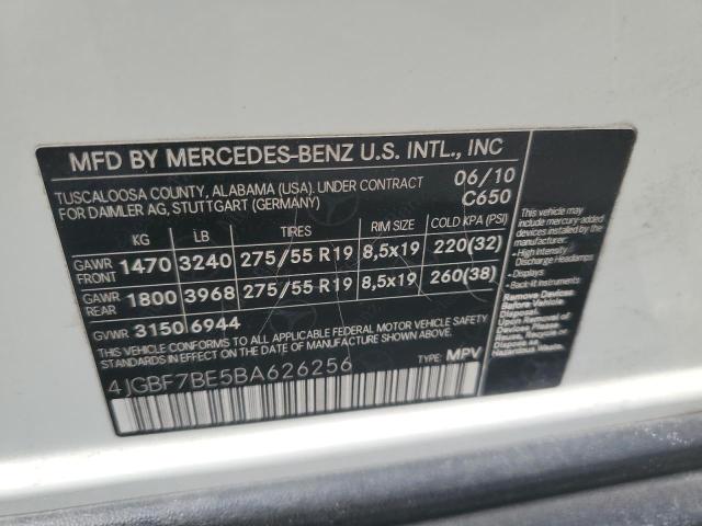 Photo 12 VIN: 4JGBF7BE5BA626256 - MERCEDES-BENZ GL 450 4MA 