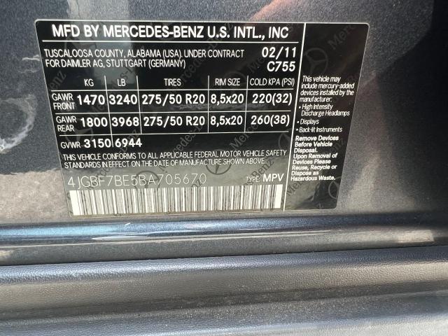 Photo 9 VIN: 4JGBF7BE5BA705670 - MERCEDES-BENZ GL-CLASS 