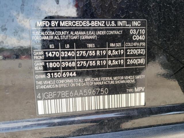 Photo 13 VIN: 4JGBF7BE6AA596750 - MERCEDES-BENZ GL-CLASS 