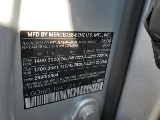 Photo 9 VIN: 4JGCB6FE1AA112617 - MERCEDES-BENZ R 350 4MAT 