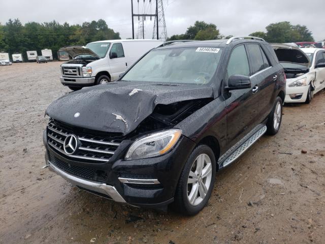 Photo 1 VIN: 4JGDA0EB3FA499366 - MERCEDES-BENZ ML 250 BLU 