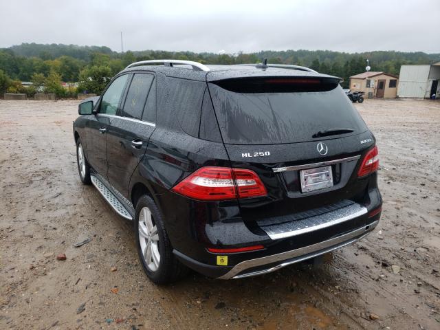 Photo 2 VIN: 4JGDA0EB3FA499366 - MERCEDES-BENZ ML 250 BLU 